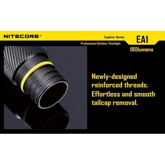 Nitecore EA1 - AA Flashlight (180 Lumens) [DISCONTINUED & UPGRADED]