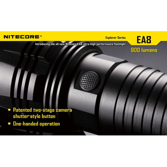 Nitecore EA8 Caveman - Powerful AA Flashlight (900 Lumens, 8xAA)  [DISCONTINUED]