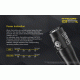Nitecore EC30 - High Output Compact EDC Flashlight (1800 Lumens, 1x18650 > 8A)