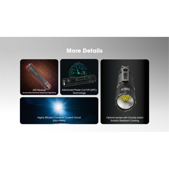 Nitecore EDC31 - Compact EDC Flashlight, Lumin Shield Instant Defense, Rapid Lock, USB-C Rechargeable (3500 Lumens, 380 mts) Nitecore EDC31 - Compact EDC Flashlight, Lumin Shield Instant Defense, Rapid Lock, USB-C Rechargeable (3500 Lumens, 380 mts)