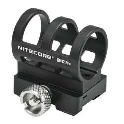 Nitecore GM02 Pro 1-inch Picatinny Rail Mount for Flashlights for Nitecore Pro Series 