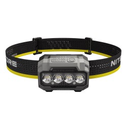 Nitecore HA23 UHE MCT (Multiple Color Temperatures) - Light Weight AAA Headlamp (600 Lumens, 1×HLB1500 or 3 × AAA, 56gms)