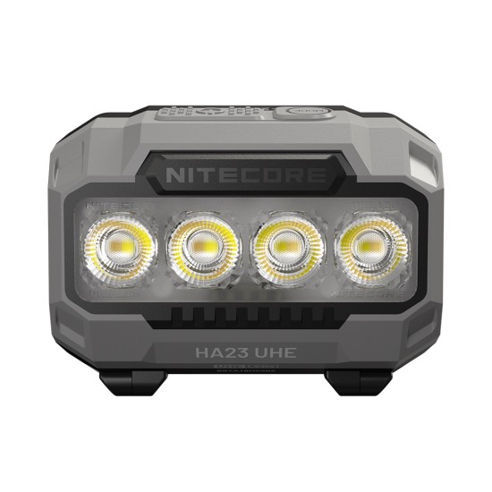 Nitecore HA23 UHE MCT (Multiple Color Temperatures) - Light Weight AAA Headlamp (600 Lumens, 1×HLB1500 or 3 × AAA, 56gms) Nitecore HA23 UHE MCT (Multiple Color Temperatures) - Light Weight AAA Headlamp (600 Lumens, 1×HLB1500 or 3 × AAA, 56gms)
