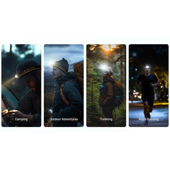 Nitecore HA23 UHE MCT (Multiple Color Temperatures) - Light Weight AAA Headlamp (600 Lumens, 1×HLB1500 or 3 × AAA, 56gms) Nitecore HA23 UHE MCT (Multiple Color Temperatures) - Light Weight AAA Headlamp (600 Lumens, 1×HLB1500 or 3 × AAA, 56gms)