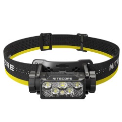 Nitecore HC60 UHE High Output Headlamp, Additional Red output, USB-C Rechargeable (1600 Lumens, 1x18650 4000mah)