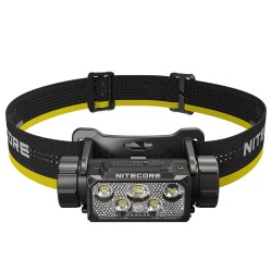 Nitecore HC70 UHE Ultra High Runtimes Headlamp, Additional Red Output, USB-C Rechargeable (1600 Lumens, 1x21700 6000mAh)
