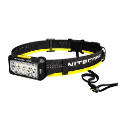 Nitecore HU2000 - High Output Split Type Work Headlamp, Unlimited Runtimes with USB-C Power Source (2000 Lumens, 160 mts)