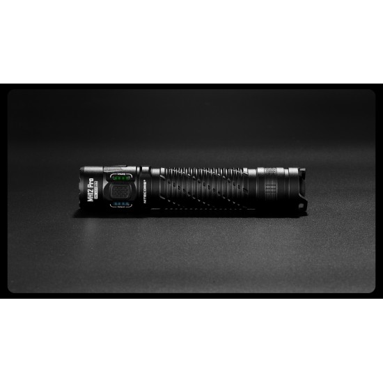 Nitecore MH12 Pro - Next Generation Compact Tactical Flashlight, Exceptional Performance, NEW UHi-LED, USB-C Rechargeable (3300 Lumens, 505mts, 1x21700)