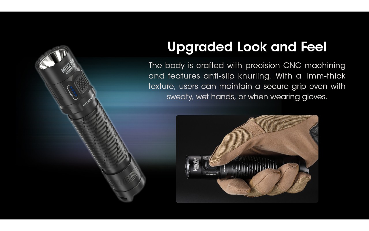 Nitecore MH12 Pro - New Generation Compact Rechargeable Tactical ...