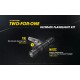 Nitecore MH12S+TIKI Kit - The Ultimate Combo EDC Kit lights (High Power Rechargeable Flashlight + Rechargeable Keychain Flashlight)