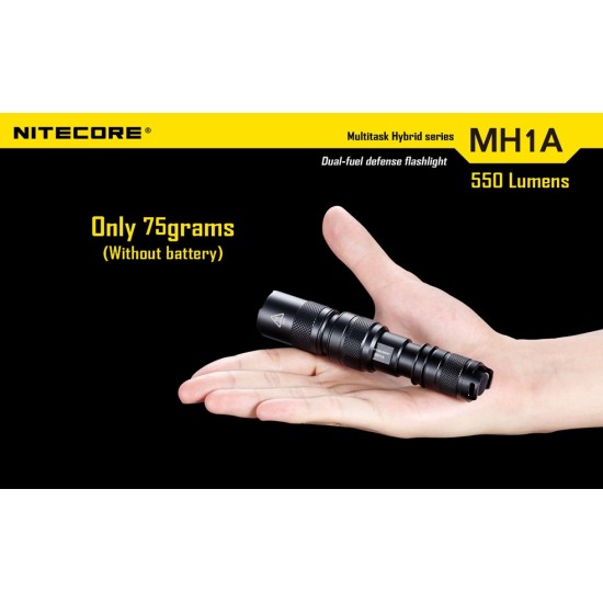 Nitecore MH1A - Powerful Rechargeable AA Flashlight