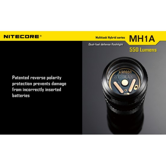 Nitecore MH1A - Powerful Rechargeable AA Flashlight
