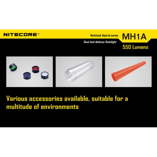 Nitecore MH1A - Powerful Rechargeable AA Flashlight