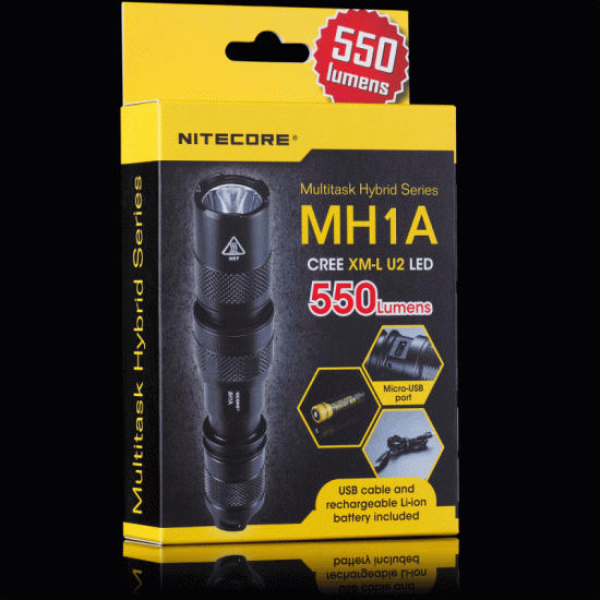 Nitecore MH1A - Powerful Rechargeable AA Flashlight