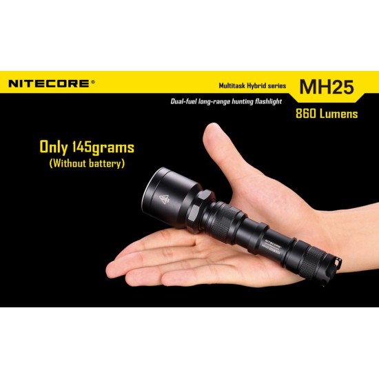 Nitecore MH25 Night Blade - Rechargeable Flashlight, 860 Lumens [DISCONTINUED & UPGRADED]