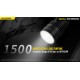 Nitecore MH25 V2 - USB-C Rechargeable Next Generation Compact Thrower LED Flashlight (1300 Lumens, 475mts Throw, 1x21700)