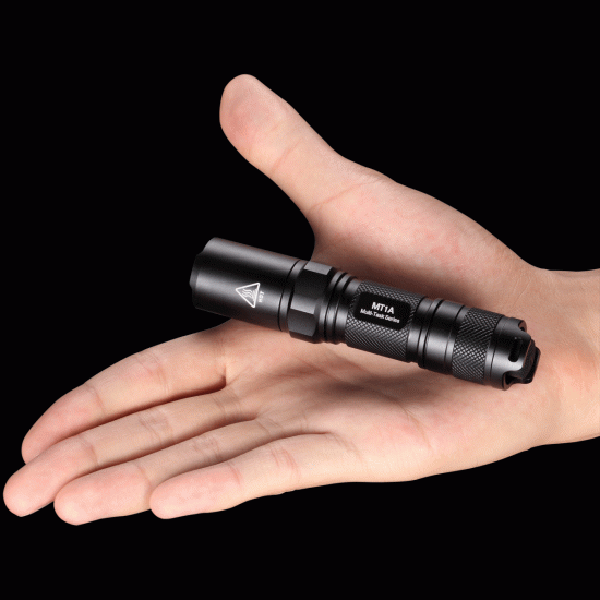 Nitecore MT1A, NATO Forces Backup Flashlight, Compact AA Tactical LED Flashlight (180 Lumens, 1xAA)