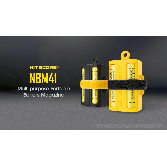Nitecore NBM41 4x21700 or 4x18650 Battery Magazine / Carrying Case 