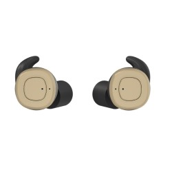 Nitecore NE20 Tactical Bluetooth Electronic Hearing Protection Earbuds, Active Noise Cancellation 82dB (Black/Tan)