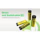 Nitecore NH2400 2400mAh USB-C Rechargeable 1.5V Li-ion AA Battery 4-Pack (NH2400 - 1.5V)