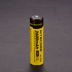 Nitecore 18650 2600mAh 3.7v Rechargeable Li-ion Battery - NL1826 (New Version)