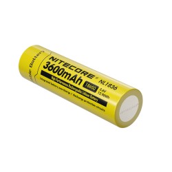 Nitecore 18650 3600mAh Rechargeable Li-ion Battery (NL1836 - 3.6v)