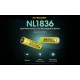 Nitecore 18650 3600mAh Rechargeable Li-ion Battery (NL1836 - 3.6v)