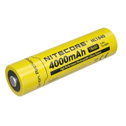 Nitecore 18650 4000mAh Rechargeable Li-ion Battery (NL1840 - 3.6v) (New)