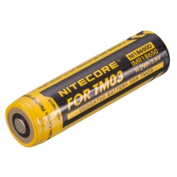 Nitecore TM03 Battery - NL18650D IMR18650 3100mAh 3.6V Protected High-Drain 30A Button Top