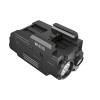 Nitecore NPL25 GL - High Performance Universal Weapon Light with Green Laser, Picatinny Rail Mount, Recoil Proof (900 Lumens, Inbuilt Battery)