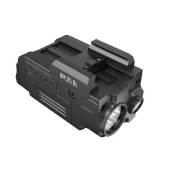 Nitecore NPL25 GL - High Performance Universal Weapon Light with Green Laser, Picatinny Rail Mount, Recoil Proof (900 Lumens, Inbuilt Battery)