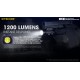 Nitecore NPL30 - High Performance Universal Weapon Light for Picatinny Rail Mount, Instant Strobe (1200 Lumens, 2xCR123A)
