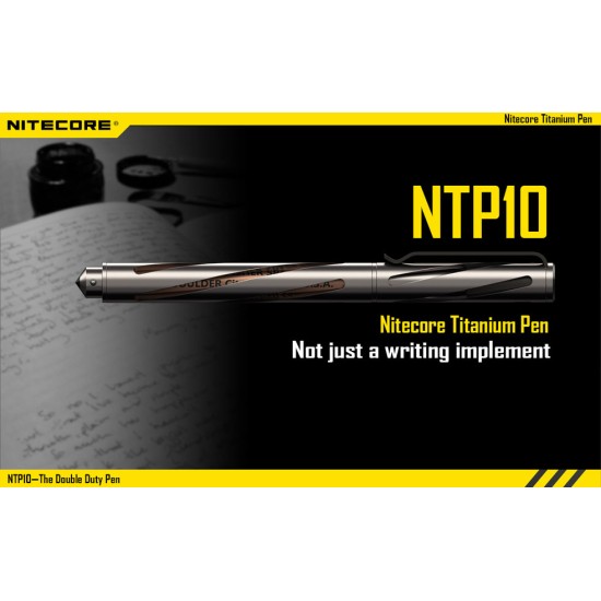 Nitecore NTP10 Titanium Tacical Pen