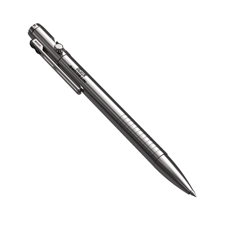 Nitecore NTP30 MultiFunctional Bolt Action Titanium Tactical Pen