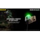 Nitecore NU06 MI - Rechargeable IR Beacon Light designed for Military Operations - IR and Green Outputs for Helmets and Backpacks
