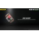 Nitecore NU06 MI - Rechargeable IR Beacon Light designed for Military Operations - IR and Green Outputs for Helmets and Backpacks
