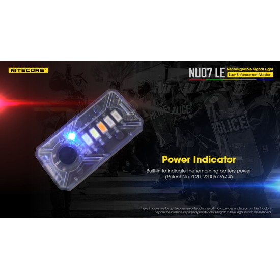 Nitecore NU07 LE - Rechargeable Signal Light designed for Military and Law Enforcement Operations
