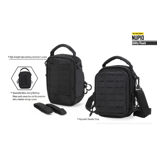 Nitecore NUP10 Daily Tactical Pouch / EDC Shoulder Bag