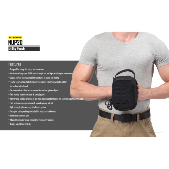 Nitecore NUP20 Daily Tactical Pouch / Shoulder bag
