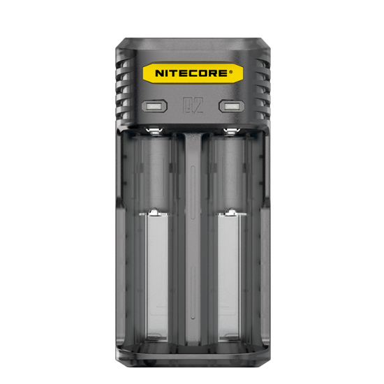 Nitecore Q2 Quick Charger, 2-Bay Smart Charger for Li-ion, IMR batteries