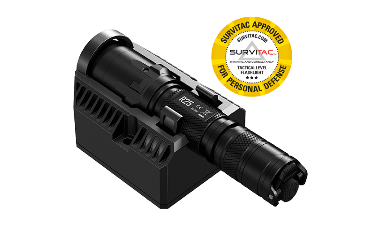 Nitecore R25 Rechargeable LED Flashlight for Police, Personal Defense ...