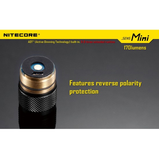 Nitecore SENS Mini Flashlight - CR2 Keychain Flashlight - 170 Lumens