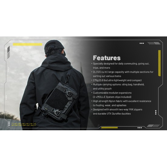 Nitecore SLB05 Modular Commuting Sling Bag Nitecore SLB05 Modular Commuting Sling Bag