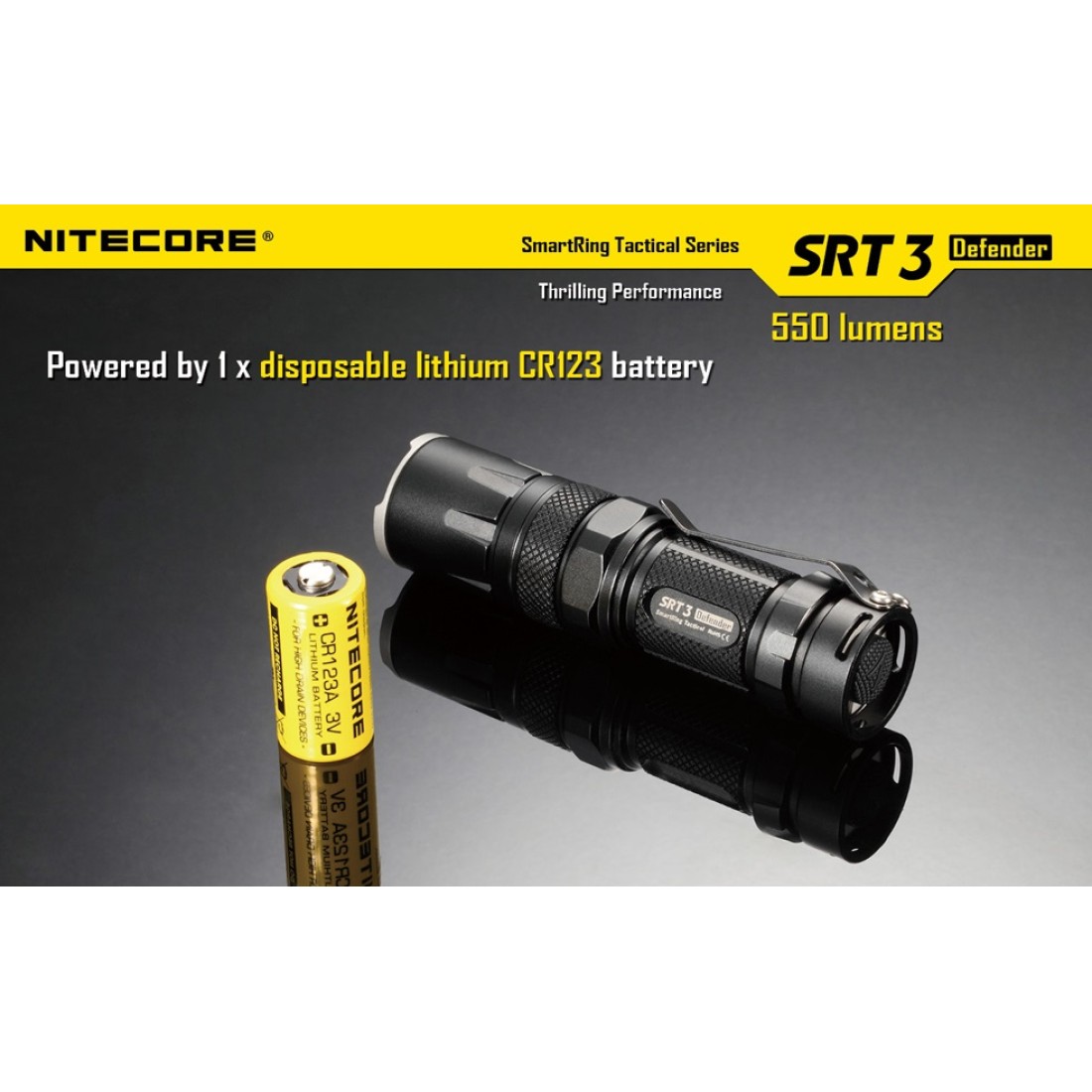 Nitecore SRT3 Flashlight in India - Nitecore SRT3 Defender, EDC ...