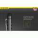 Nitecore Thumb LEO UV + White Keychain Flashlight with Tilt Head - USB Rechargeable LED Work Light (45 Lumens)