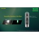 Nitecore TIKI GITD - Glow In The Dark Version (300 Lumens) - USB Rechargeable Keychain Flashlight with White, Warm White and UV Outputs