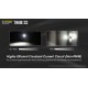 Nitecore TINI2 SS Edition Keychain Flashlight, 500 Lumens, USB-C Rechargeable Stainless Steel Body with OLED Display