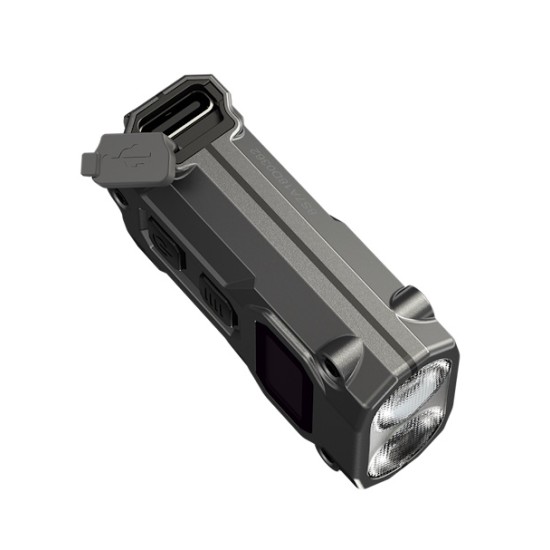 Nitecore TINI3 600 Lumens, USB-C Rechargeable Keychain Flashlight with OLED Display