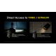 Nitecore TINI3 600 Lumens, USB-C Rechargeable Keychain Flashlight with OLED Display