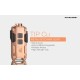 Nitecore TIP Cu (Copper) - USB Rechargeable Keychain Light (360 Lumens, Inbuilt-Battery)